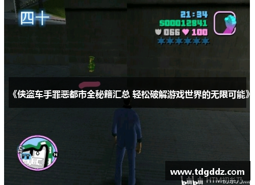 《侠盗车手罪恶都市全秘籍汇总 轻松破解游戏世界的无限可能》